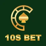 10s Game logo featuring a golden spade inside a stylized 'C' on a dark green background.