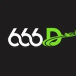 Official 666d game logo in green and white design